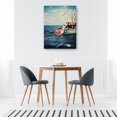 thumbnail image 2 of Cuadro Decorativo - Barco de pesca en alta mar, 2 of 3