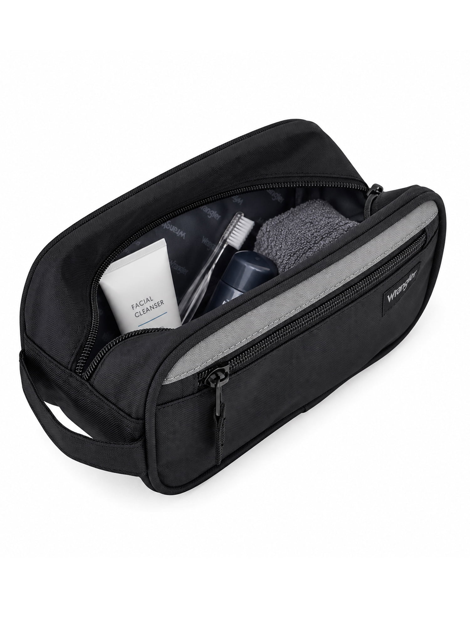 Wrangler 9-inch Toiletry Travel Kit, Black