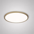 thumbnail image 2 of WAC Lighting Geos 15" LED 2700K Round Aluminum Low-Profile Flush Mount in Brass, 2 of 3