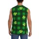 thumbnail image 4 of Balery Happy St. Patrick's Day5 Camisetas sin mangas para hombre, absorbe la humedad y protege contra el mal olor.-3X-Large, 4 of 7