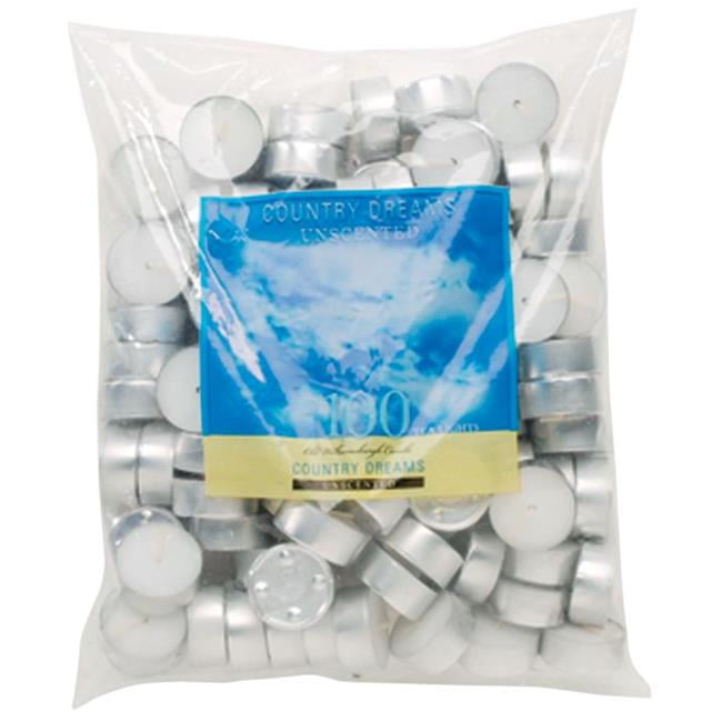 Unscented Tea Lights 100/Pkg