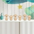 thumbnail image 5 of Hadanceo Wooden Mushroom DIY Unfinished Mini Kids Toy Mushroom Ornament for Home, 5 of 8