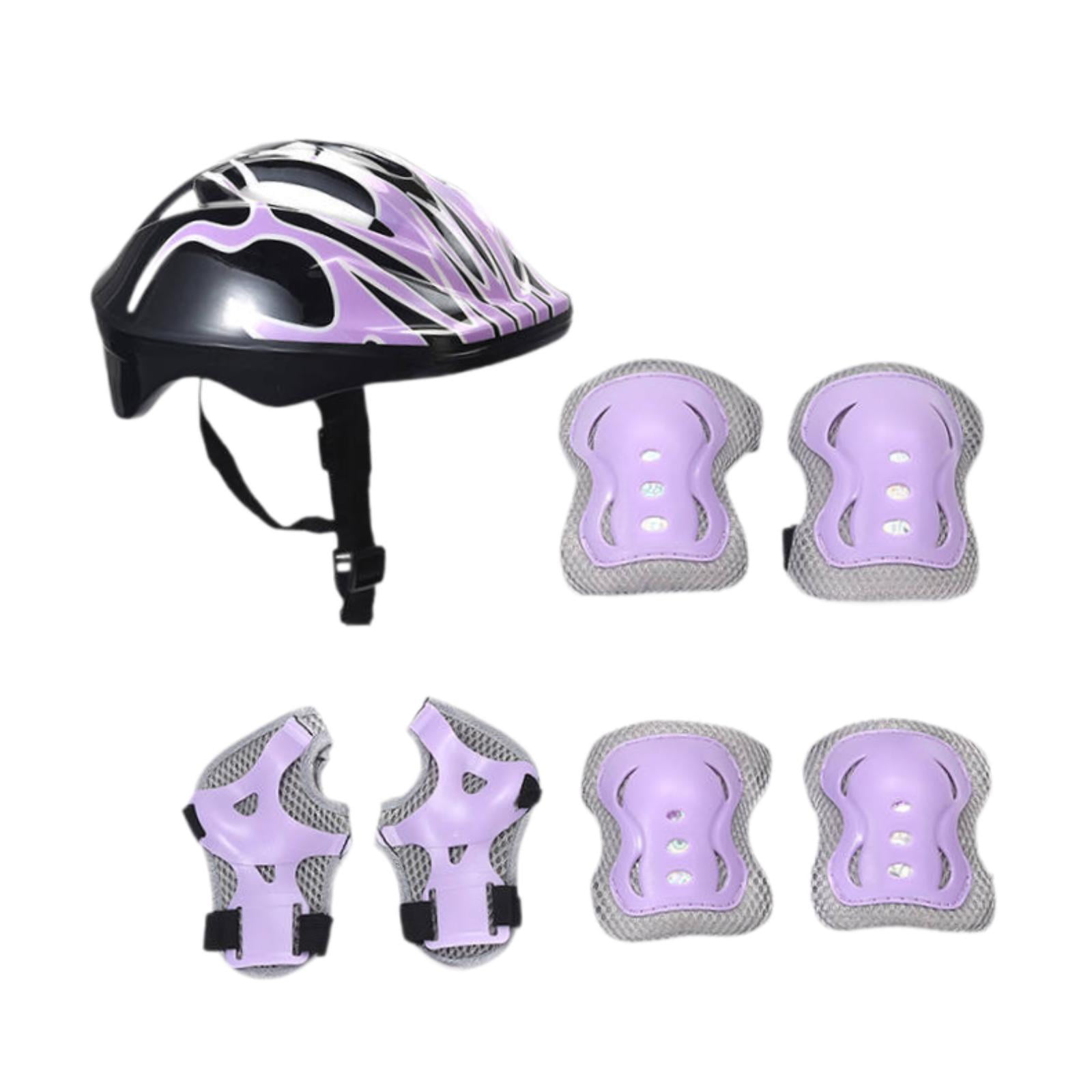 Dualoai Children's helmet set, skating helmet, comfortable and light, with elbow Light