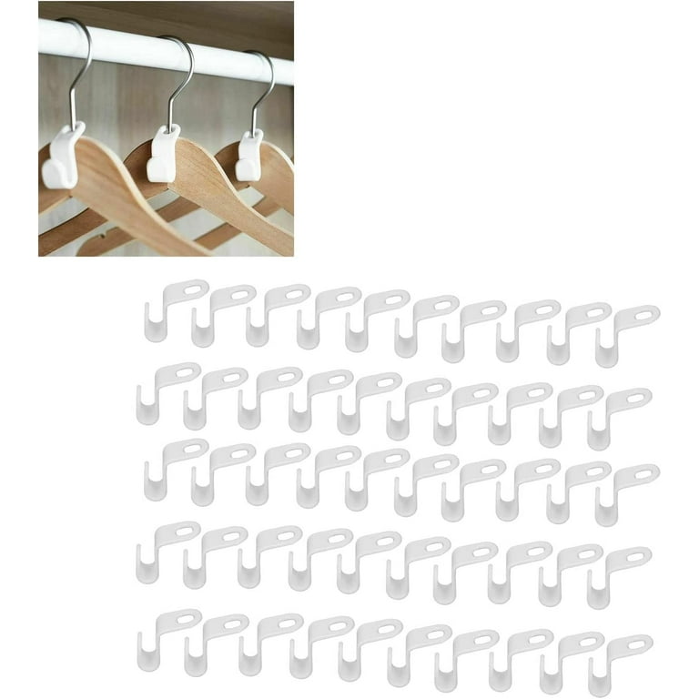 Metal Clothes Hanger Connector Hooks Sturdy Hanger Extender Hooks