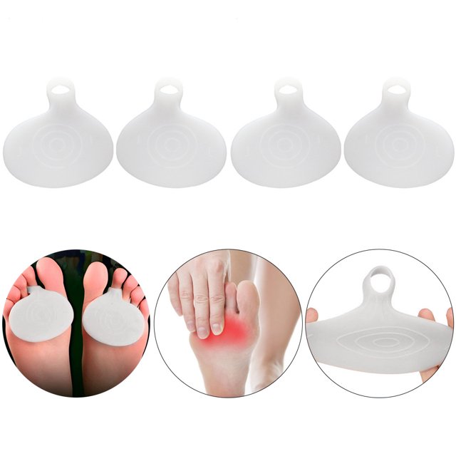 2 Pairs Forefoot Pad Shock-proof Elastic Non-slip Metatarsal Pad Foot Cushion