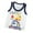 White, variant on CONZONE Toddler Boys Tank Tops Cartoon Car Graphic Sleeveless T-Shirt for Boys Crew Neck Lightweight Loose Fit Kids Spring Summer Tops