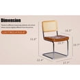 thumbnail image 2 of Upholstered Chairs with Chrome Legs, Sturdy Structure / Suitable for Dining Areas, 2 of 5