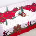 thumbnail image 4 of Christmas Tablecloth Rectangle for Holiday Party: Waterproof Fabric Kitchen Dining Table Cover - B, 4 of 5