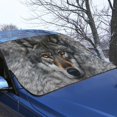 thumbnail image 3 of Xoenoiee Wolf Print Windshield Cover for Ice and Snow, Car Windshield Snow Cover Waterproof UV Dust Resistant Winter Ice Sunshade Protector, Universal Fit SUV Sedan, 3 of 7