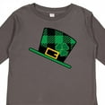 thumbnail image 4 of Inktastic St Patricks Day Irish Green Buffalo Plaid Boys or Girls Long Sleeve Toddler T-Shirt, 4 of 5