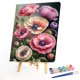 thumbnail image 5 of Kit de pintura por números sobre lienzo, arte al óleo artesanal, decoración de imagen de flor de Papaver, 40x50cm, 5 of 9
