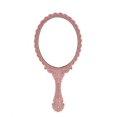 thumbnail image 1 of JUNWELL Miroir à Main Vintage Miroir à Main Embossé avec Poignée pour Femmes et Filles Rose, 1 of 5