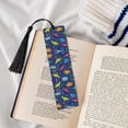 thumbnail image 4 of Kdxio Dinosaurs Print Metal Tassel Bookmarks,Perfect Gift for Art Lovers and Bookworms Metal Bookmarks for Women, 4 of 8