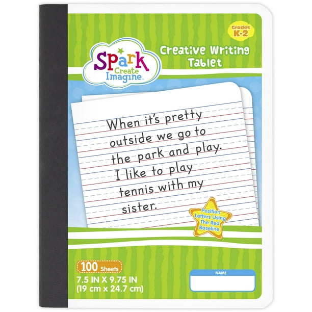 Spark Primary Composition Book, Ruled, Grades K2, 100 Sheets (09339