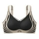 thumbnail image 4 of Brasier Mujer Tela de Mantequilla Ropa Interior sin Costuras con Realce En contraste de Color para Mujer Sujetador Deportivo Push up con Retracción y sin Aros Grande, 4 of 4
