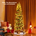 thumbnail image 2 of Gymax 7.5 FT Artificial Xmas Tree w/ 724 Branch Tips 250 LED Lights 9 Lighting Modes, 2 of 10