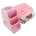 thumbnail image 6 of LOLIPPYY Multifunctional Pink Makeup Storage Box with Large Capacity for Bedroom Vanity, 6 of 8