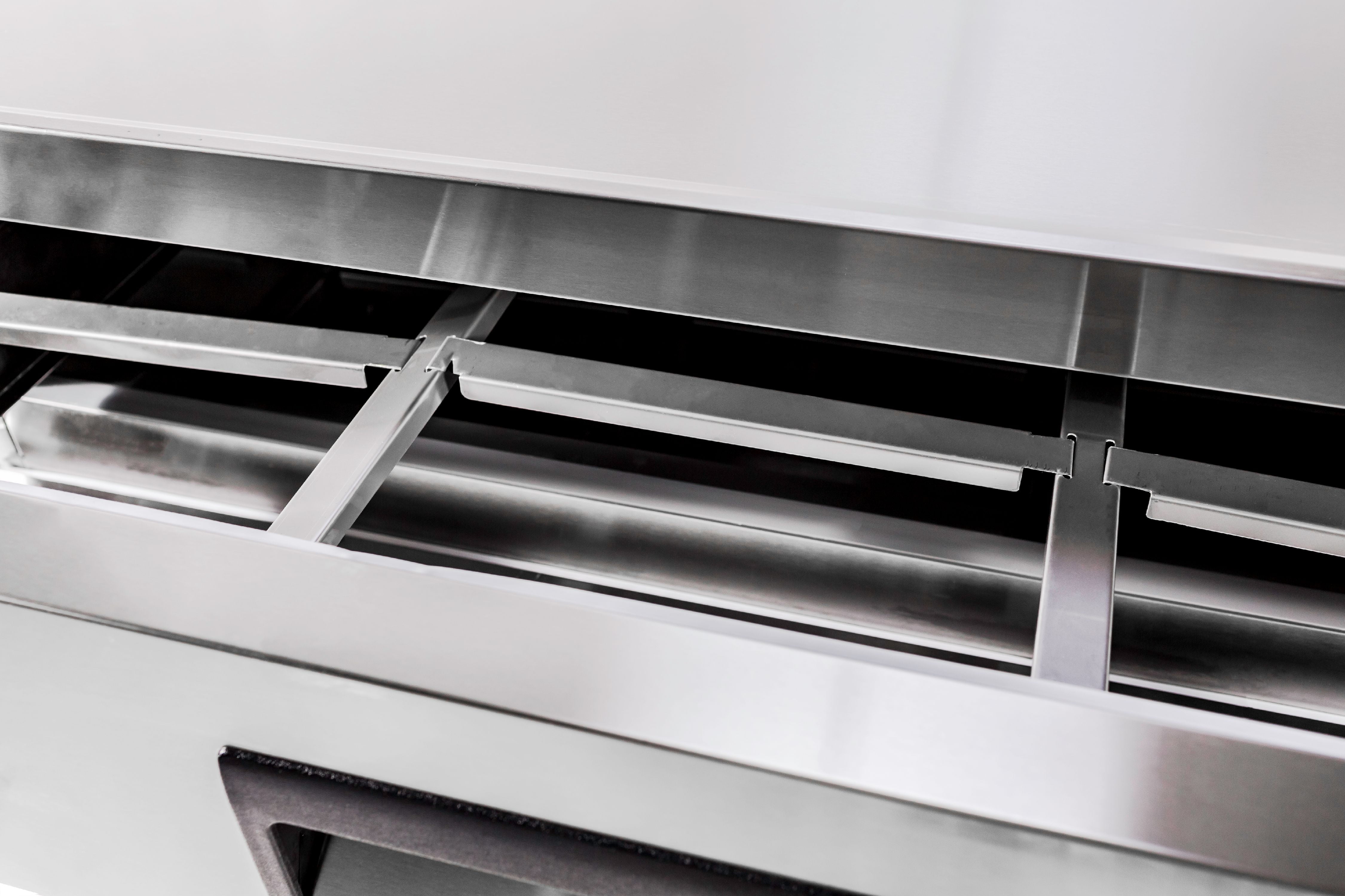 Heavy Duty Commercial 52" Chef Base 2 Drawer Refrigerator