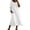White Dress for Women, variant on HAPIMO Round Neck Ruffle Asymmetric Maxi Dress Women Boho Dress for Beach Black L