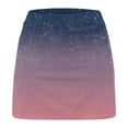 thumbnail image 3 of uublik Girls Skirt Watermelon Red Tennis Skirts Golf Skort Athletic Dance Running School Sport Skirts with Shorts Size 2T-12, 3 of 5