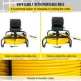 thumbnail image 6 of VEVOR Sewer Camera - 98.4 FT Cable, 4.3 Inch LCD Monitor, Waterproof IP68, 6 LEDs, 8500mAh Battery, DVR Function, 30M Pipeline Inspection Camera, 6 of 12