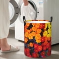 thumbnail image 5 of Fotbe Marigold Flowers In Different Colors Pattern Laundry Basket with Handles, Waterproof Large Laundry Hamper, Wash Bag for Corner Dorm, Rolling Laundry Basket with Handles-Small, 5 of 6