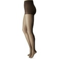 thumbnail image 4 of Hanes 717 Collants Transparents pour Femmes Silk Reflections Control Top Taille - CD, à Peine Noir, 4 of 4