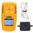 thumbnail image 2 of Alarma de fuga de gas analizador de gas Prevención de polvo de alta resolución 4000 mAh para detección de oxígeno para detección de sulfuro de hidrógeno, 2 of 8