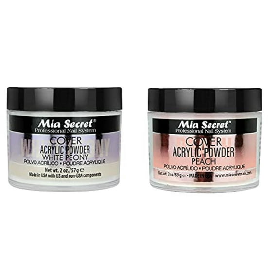 Mia Secret - COVER (WHITE PEONY   PEACH) 2 oz