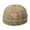 Khaki, variant on Brimless Dome Hats for Women Men Sailor Beanie Cap Retro Docker Hat,Color:Grey