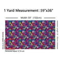 thumbnail image 3 of jejeloiu Retro Flower Daisy Fabric by the Yard 5 Yards,Nautral Floral Fabric for Sewing,Pink Blue Yellow Home Decor Fabric by the Yard For Princess,Luxury Bedroom Decor, 3 of 6
