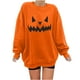 thumbnail image 1 of Sudadera de manga larga informal con cuello redondo y estampado de Halloween para mujer Fridja  hj2842, 1 of 7