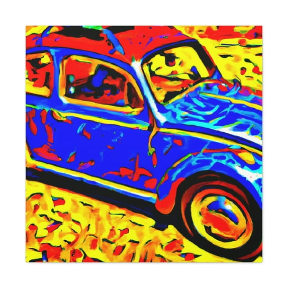Classic Car Pop Art - Canvas