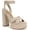 Honey Sand, variant on Women's Savannah Platform Dress Sandal Light Olive 6M