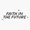 1pcs, variant on Faith Future Simple Quote Sticker