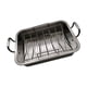 thumbnail image 4 of Bandeja para asar pavos, asador de pollos, utensilios para hornear, rejilla en forma de V, parrilla rectangular para 41 cm x 31 cm x 95 cm, 4 of 9