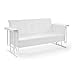 thumbnail image 3 of Crosley Furniture Bates Sofa Glider - White, 3 of 4