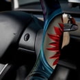 thumbnail image 5 of Eyeball 14.5 Inch Printing PVC Leather Car Wheel Cover Steering Wheel Cover Auto Accessories, 5 of 6