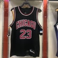 thumbnail image 2 of Chicago Bulls Bulls No.23 Jordan Jersey Flyer Basketball Suit Hot Pressed suit MN Retro, 2 of 5