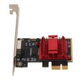 thumbnail image 1 of PCIe Adaptateur Internet, Carte Internet 2.5Gbps Port RJ45 2.5Gbps avec Support pour OS X pour 10, 1 of 8