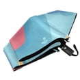 thumbnail image 6 of FORMRS Travel Umbrella Folding Auto Open Close Windproof Rain UV Protection, Pink Beach Toys Pattern, 6 of 8