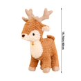 thumbnail image 3 of AJKSFHIU Cute Deer Plush Toys, Soft Reindeer Pillow Toys, Elk Deer Figurine Dolls, Stuffed Animals Plushie Decor, Christmas Birthday Gift Pillow,Christmas Reindeer Plush Pillow, 3 of 6