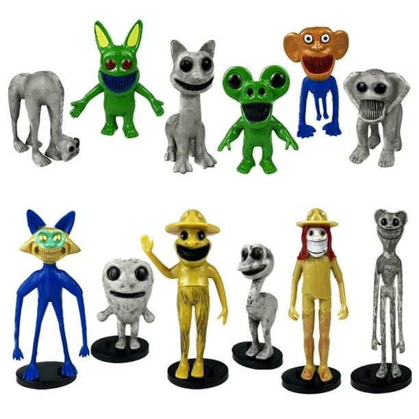 KEVCHE 12 Piezas Figura de Acción Zoonomaly Juguetes, Figura de Zoonomaly Juego de Terror Decoración de Escritorio Juguete, Zoonomaly Figura para Niños y Aficionados, Edad 3+