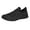 Dark Gray, variant on Men's Knitted Walking Shoes Lightweight Wide Width Sneakers Indoor Outdoor Workout Running Shoes Breathable S๐
ip On Trainers Shoes Casual Non-S๐
ip Athlet๐c Shoes