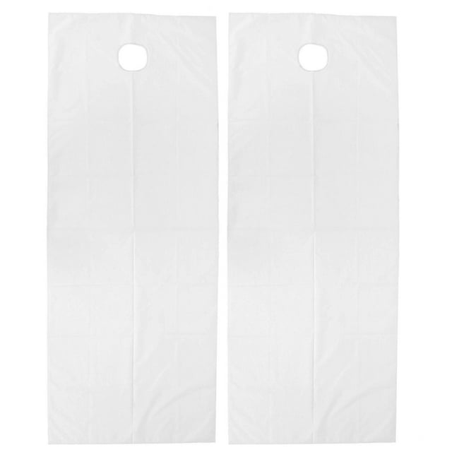 Lot de 2 draps de lit pour salon de beauté, respirants, résistants à l'huile, imperméables, pour table de massage, spa, blanc