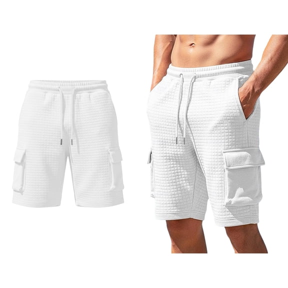 Mens Shorts Cargo Mens Jogger with Pockets Hiking Clothes Lounge Mens Summer Shorts Men's Clothes