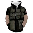 thumbnail image 3 of Sudadera con capucha Evils 4, disfraz de Halloween, chaqueta de Leon Scott Kennedy, suéter, cremallera, ropa, 3 of 5