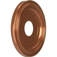 thumbnail image 2 of Ekena Millwork 13"OD x 3 1/2"ID x 1 1/4"P Traditional Thermoformed PVC Ceiling Medallion (Fits Canopies up to 7 1/2"), Bright Coat Copper, 2 of 10