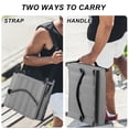 thumbnail image 6 of Stadium Seat for Bleachers with Back Support and Cushion, Bleacher Seats with Shoulder Strap and Cup Holder, Padded Portable Folding Comfort Stadium Chair, for Sports Events, Grey (2pcs), 6 of 7