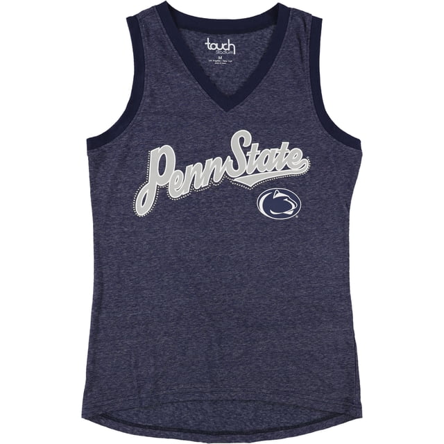 Camiseta Sin mangas Touch Nittany Lions con diamantes de imitación azul mediano